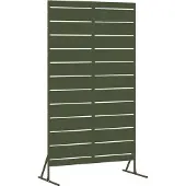 Syfax Privacyscherm 100 x 50 x 180 cm Staal Olijfgroen