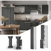 Vicco Fame-Line Apotheekkast – 30 cm Antraciet landhuis