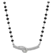 Gaya Ketting zwart / zilver