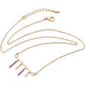 Gaya Ketting rose-goud / pink