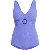 Ulla Popken Badpak royal blue/koningsblauw