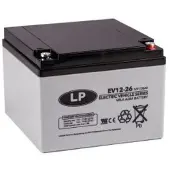Landport EV12-26 / EV12026 AGM Deep Cycle accu (12V, 26 Ah, T12 terminal)