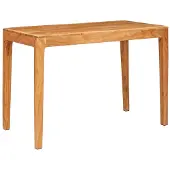 vidaXL Eettafel Bruin 110 x 55 x 76 cm Massief Acacia Hout