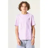 Garcia T-shirt met backprint lichtroze Jongens Katoen Ronde hals Backprint - maat 128