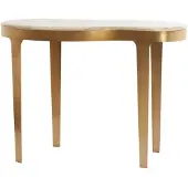Light & Living GIULIO sidetable marmer taupe antiek brons 110x40x80 cm -