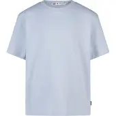 America Today T-shirt lichtblauw Meisjes Katoen Ronde hals Effen - maat 134/140