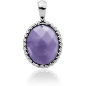 Sparkling Jewels hanger | Silver - Amethyst Twist SP21-G05