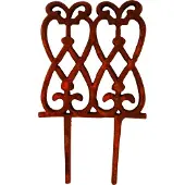 Esschert Design decoratief perkhek 27,6 cm staal roestbruin