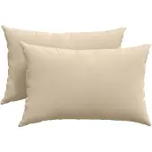 vidaXL Zitkussens 2 pcs Crème 60 x 40 cm Stof