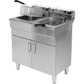YATO Professionele Dubbele Elektrische Friteuse 2 × 11,5 liter (400 Volt)