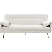 Beliani VAYLA - Slaapbank - Gebroken wit - Polyester