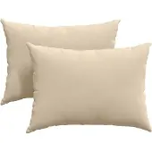 vidaXL Zitkussens 2 pcs Crème 70 x 50 cm Stof