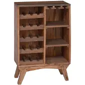 vidaXL Rek Bruin 60 x 30 x 90 cm Massief Gerecycleerd Hout