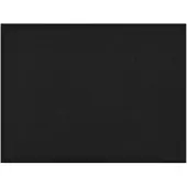 vidaXL Deurmat Zwart 60 x 80 x 1.2 cm Teddy Stof
