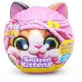 Zuru Interactive Cat Plush Pets Alive 5 Models Random Shipping Assorted Roze Kinderen