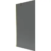 Mexen Next badscherm 1-vleugelig 90 x 150 , grafiet, goud - 895-090-000-00-40-50