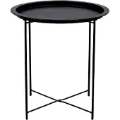 Ebuy24 Baro salontafel hoektafel zwart.