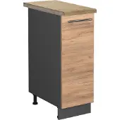 Vicco Apotheekkast Fame-Line Krachtige eik goud 30 cm , WB Eik, Model 46589