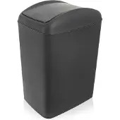 Orion Prullenbak Plastic Grijs 20 l - Afvalmand - Afvalemmer