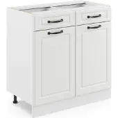 Vicco R-Line Keukenonderkast – 80 cm zonder werkblad Wit Landhuis