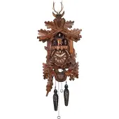 Engstler - 734 - Koekoeksklok - 1-daags kettinguurwerk - Notenhout - 40 cm