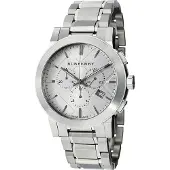 Burberry BU9350 Groot Ruit Roestvrij Staal Armband Herenhorloge