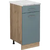 Vicco R-Line Keukenonderkast – 40 cm WB Marmer Blauw-grijs