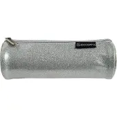 Exacompta 16x Pennenetui rond in PU Glitter - 22,5x7,5cm - Geassorteerd - 52770E