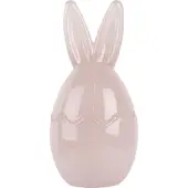 Clayre & Eef Glazen potje Ei Ø 9x17 cm Roze Glas