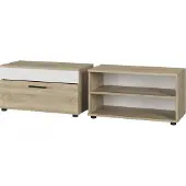 Vicco Berno Woonkamerkasten – 2 delen Sonoma/Wit
