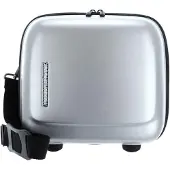 Mandarina Duck Cosmetische tas D-Drop Beauty Case Silver Zilverkleurig