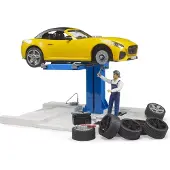BRUDER speelgoed Car Service Center met Roadster - speelset auto.