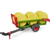 Top 1 Toys Bruder Ronde balenverzamelaar met 3 ronde balen
