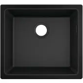 Hansgrohe - Onderbouwspoelbak graniet S510-U450, grafiet zwart 43431170