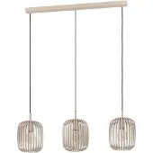 Eglo Zand bruine hanglamp Romazzina 3-lichts