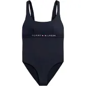 Tommy Hilfiger Underwear Badpak donkerblauw / vuurrood / wit
