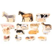 TickiT Houten Huisdieren Blokken