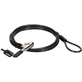 Conceptronic NBT notebook/laptop/sleutelslot 1,8m sw, Beveiliging van notebooks, Zwart
