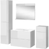 Vicco Izan Badkamermeubelset – 5 delen Wit