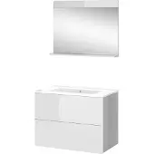 Vicco Badkamermeubelset Izan, Wit, 3-delig