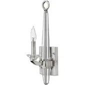 HINKLEY LED Wandlamp Ascher | 1X E14 Max 60W | Polished Nickel