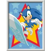 Ravensburger – CreArt: Speedy Sonic – Schilderen op Nummer