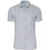 Desoto Overhemd blauw / geel / wit