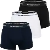Emporio Armani Boxershorts zwart / wit