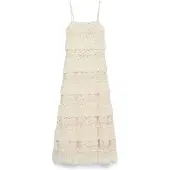 Vero Moda Jurk 'VMLoretta' greige / zwart / wit