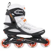 Roces Icon X 80 Skeelers - Inline Skates - Wit/Oranje - Maat 39