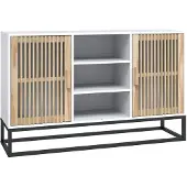 vidaXL Dressoir 105x30x65 cm bewerkt hout wit