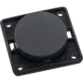 Berker Aan/Uitschakelaar Flow/Pure Inbouw Antraciet Mat 230V