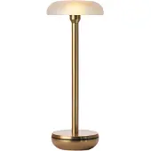 HUMBLE Air Gold - Frosted oplaadbare tafellamp