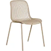 House Nordic Branson Stapelstoel - 55x47x82cm - Zand